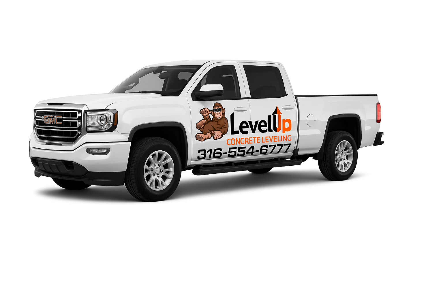 LevelUp Concrete Branded Truck