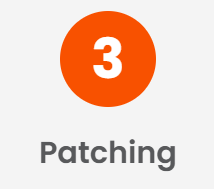 Step three Patching levelup Concrete