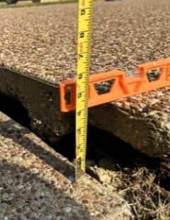 CONCRETE LIFT BEFORE AND AFTER LEVELUP CONCRETE