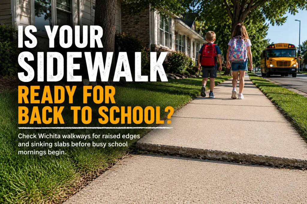 Back-to-School Sidewalk Check: Is Your Wichita Walkway Safe?