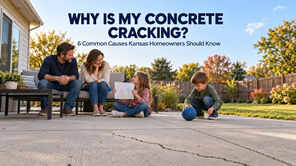 Why Is My Concrete Cracking? 6 Common Causes Kansas Homeowners Should Know